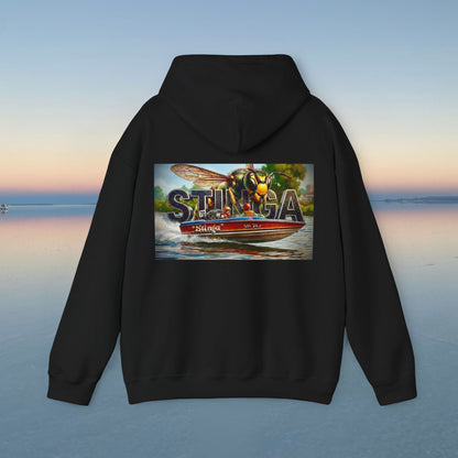 Copy of Copy of The Tribute Range - STINGA Australian Water Ski Racing Hoodie. Bad Lad Oz has paid homage to the iconic STINGA with our Tribute Collection