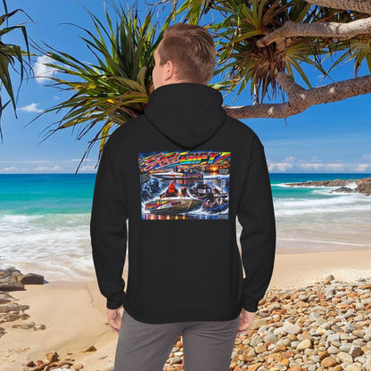 Gods Gift Tribute Hoodie Unisex Heavy Blend™ Hooded Sweatshirt Old School cool from Bad Lad Oz of the boat that changed the game Great Gift