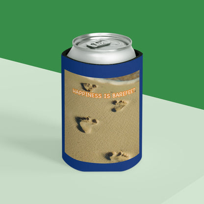 Happiness is Barefeet Stubbie Holder