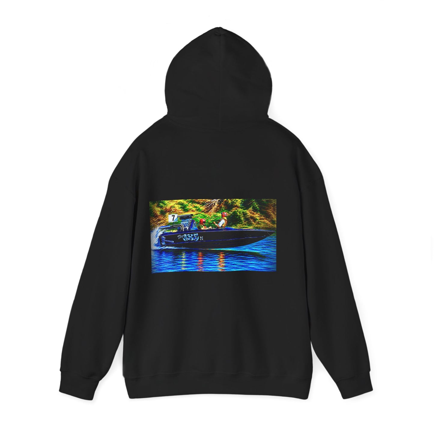 The Tribute Range - THE AXE -  Australian Water Ski Racing Hoodie. Bad Lad Oz has paid homage to the iconic THE AXE with our Tribute Collection