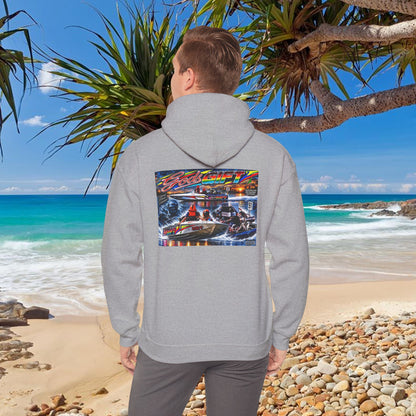 Gods Gift Tribute Hoodie Unisex Heavy Blend™ Hooded Sweatshirt Old School cool from Bad Lad Oz of the boat that changed the game Great Gift