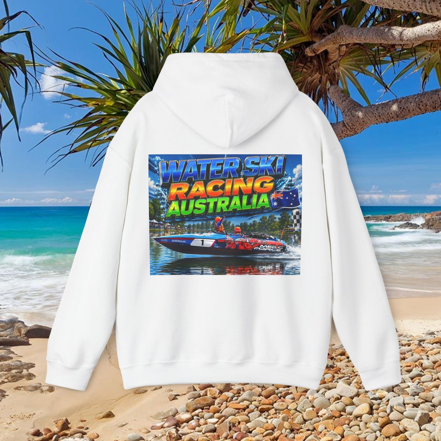 MERC FORCE Bad Lad Oz Ski Racing Australia Tribute Hoodie.