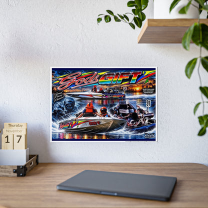 Gods Gift High-Gloss Tribute Poster - Bad Lad Exclusive