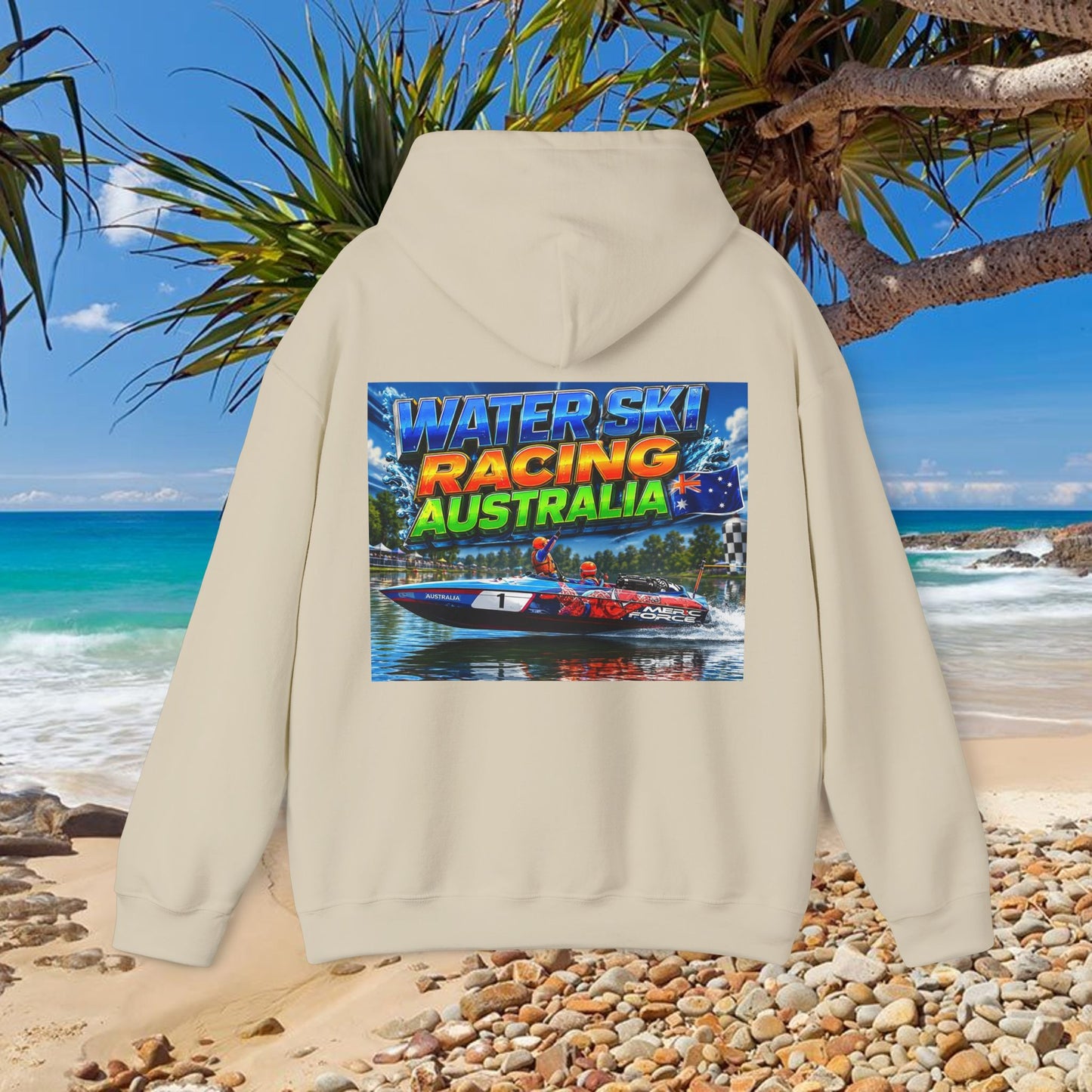 MERC FORCE Bad Lad Oz Ski Racing Australia Tribute Hoodie.