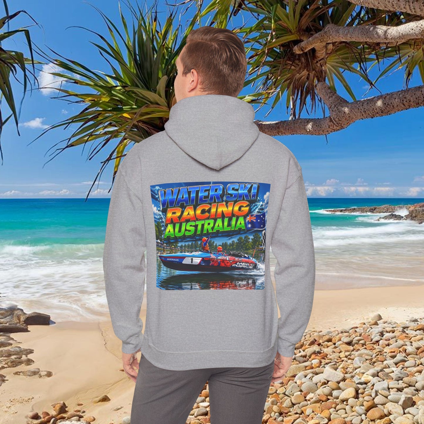 MERC FORCE Bad Lad Oz Ski Racing Australia Tribute Hoodie.