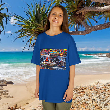 Gods Gift Kids Tribute Tshirt design is colourful and bright with some old school cool from Bad Lad Oz  A great unisex idea