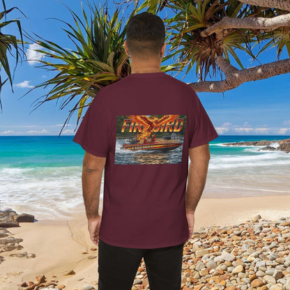 FIREBIRD Australian Water Ski Racing Tribute T-shirt celebrating a favourite of the sport globally for multiple decades and Championships