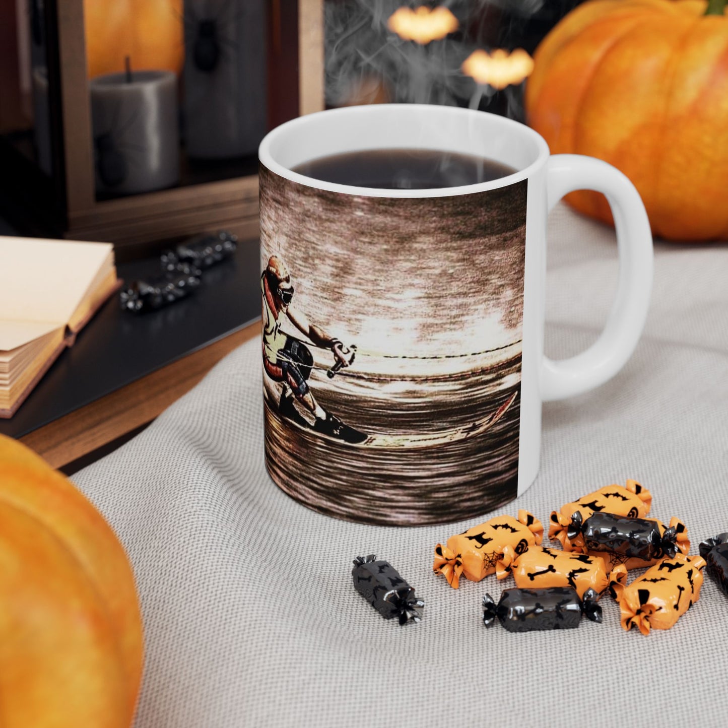 Iconic Down Low Water Ski Racing Mug