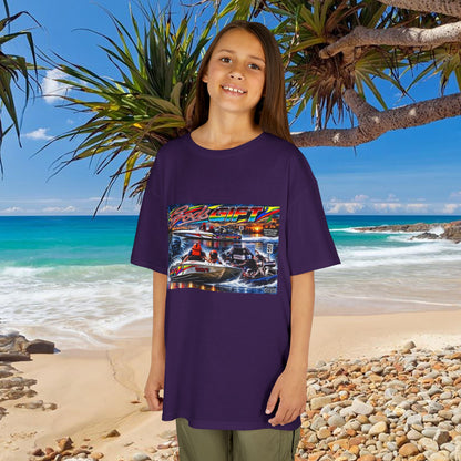 Gods Gift Kids Tribute Tshirt design is colourful and bright with some old school cool from Bad Lad Oz  A great unisex idea