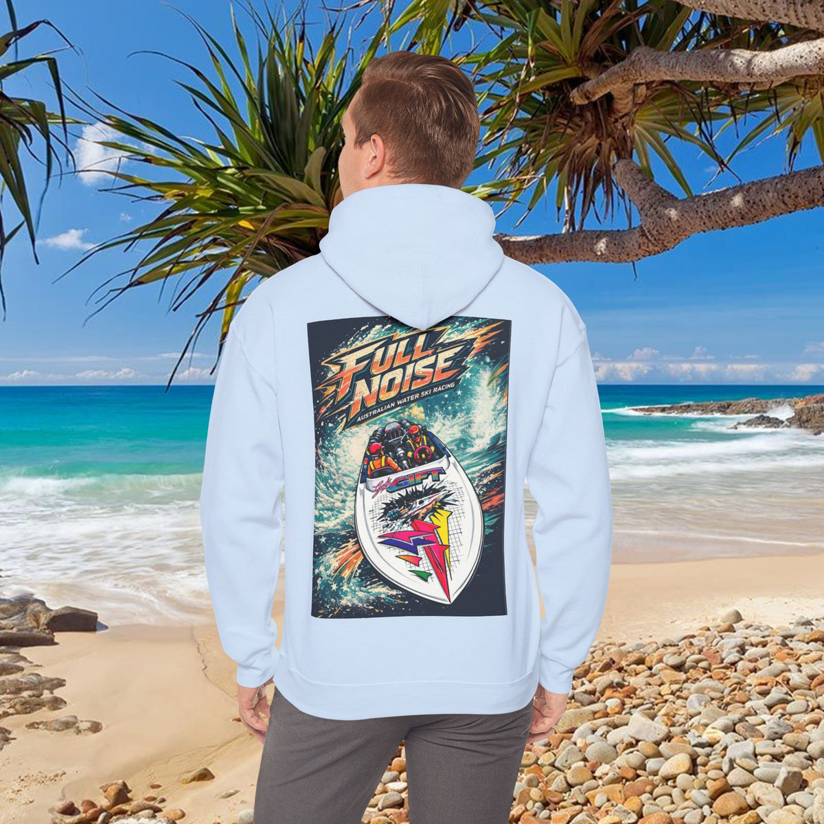 Gods Gift Water Ski Racing Hoodie | Powerboat Twin Turbo Retro Waterski Legend