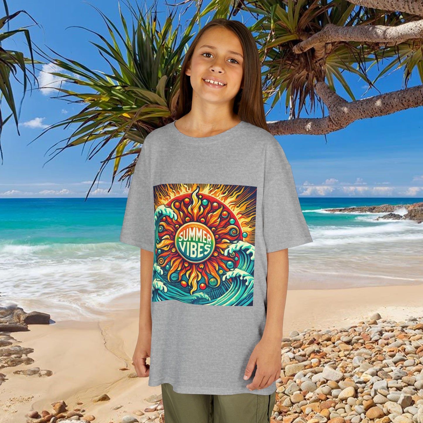 Summer Vibes Kids Tshirt