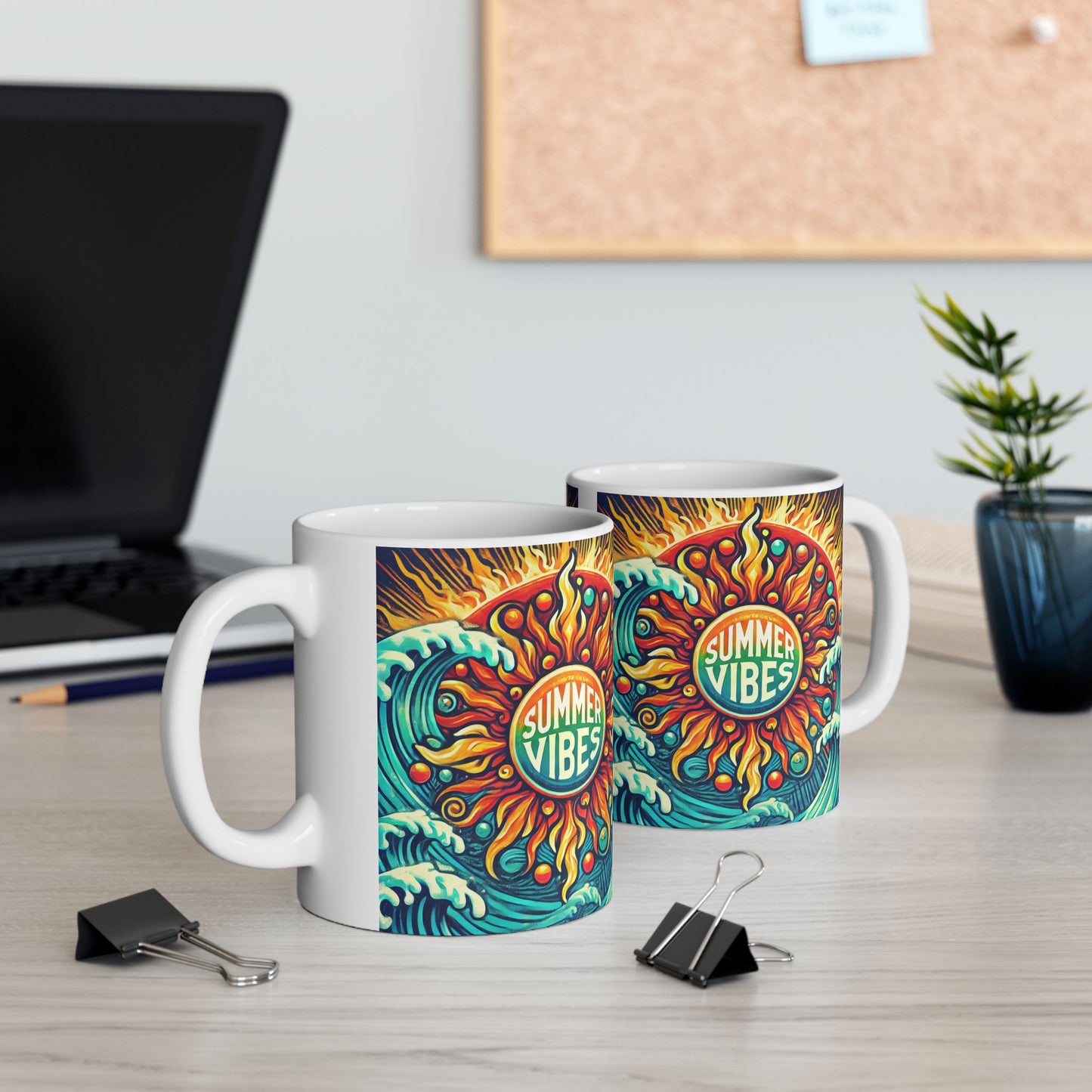 Bad Lad Oz Summer Vibes Ceramic Mug