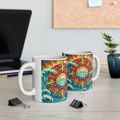 Bad Lad Oz Summer Vibes Ceramic Mug