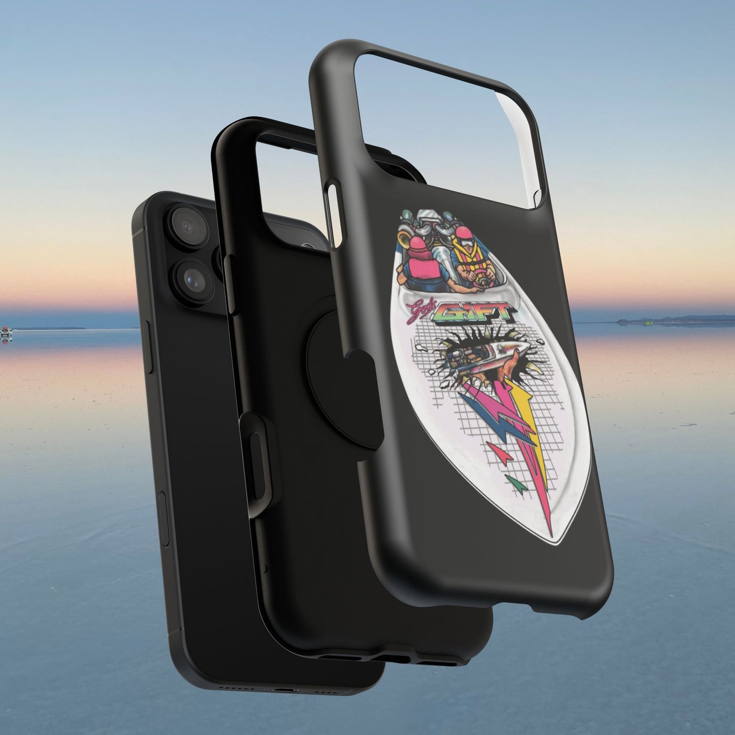 Australian Water Ski Racing Impact Resistant Gods Gift Tribute Phone Cover