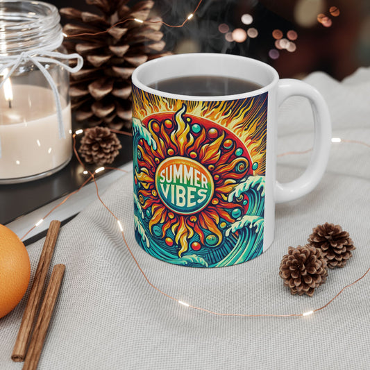 Bad Lad Oz Summer Vibes Ceramic Mug