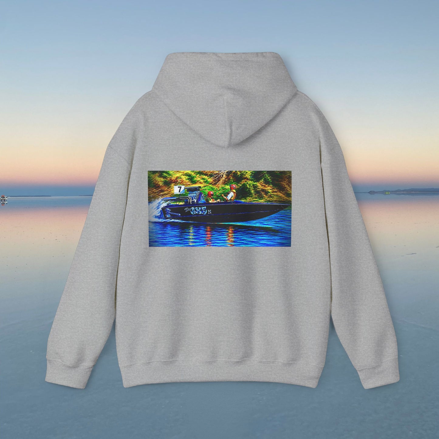 The Tribute Range - THE AXE -  Australian Water Ski Racing Hoodie. Bad Lad Oz has paid homage to the iconic THE AXE with our Tribute Collection