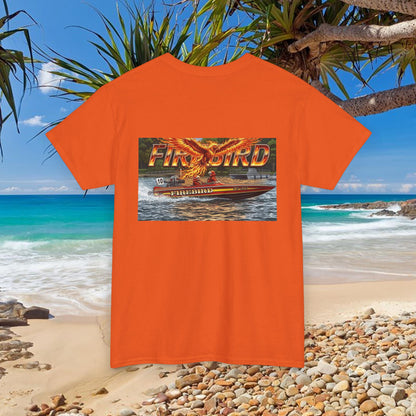 FIREBIRD Australian Water Ski Racing Tribute T-shirt celebrating a favourite of the sport globally for multiple decades and Championships